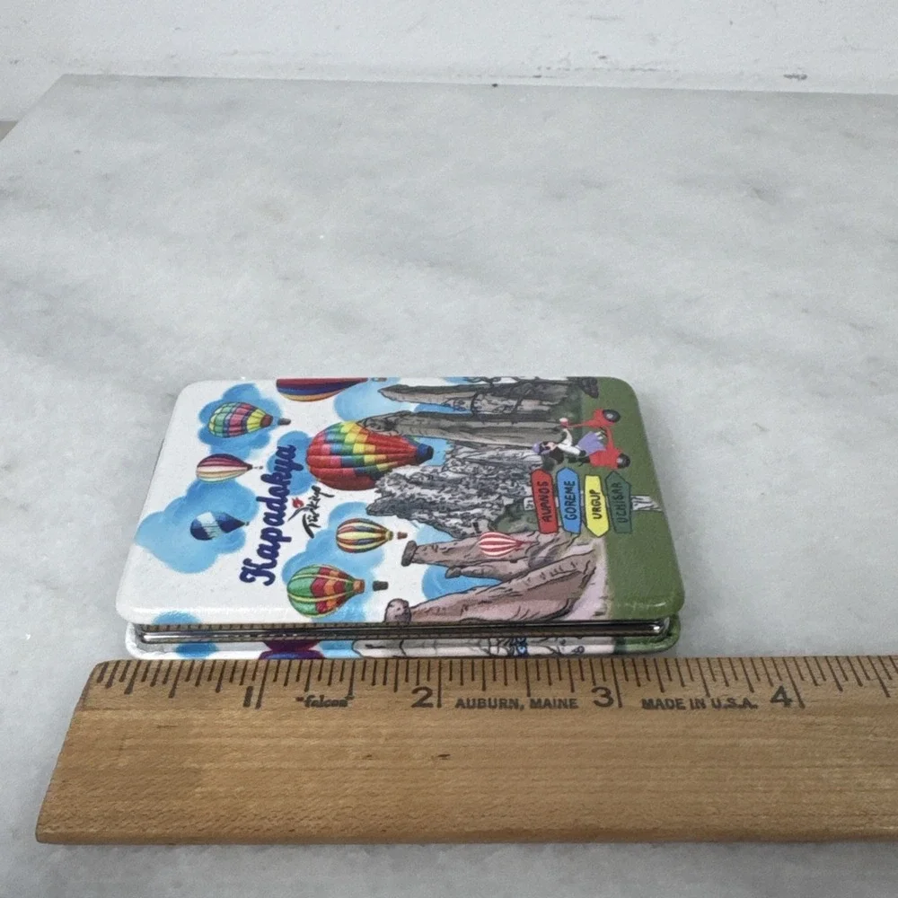 Mirror Handheld Pocket Size Double Sided Magnifying One-Side